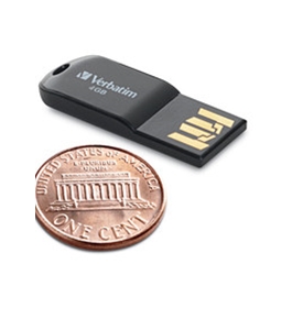Verbatim 4GB Micro USB Flash Drive - Black,Minimum Qty. 12 - 44048