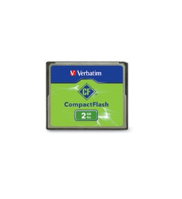 Verbatim 2GB CompactFlash Memory Card,Minimum Qty. 4 - 47012