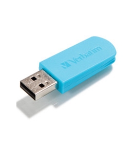 Verbatim 16GB Mini USB Flash Drive - Blue,Minimum Qty. 10 - 49832