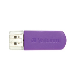 Verbatim 32GB Mini USB Flash Drive - Violet,Minimum Qty. 10 -49833