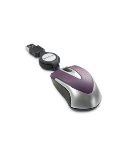 Verbatim Mini Travel Optical Mouse - Purple,Minimum Qty. 10 - 97253