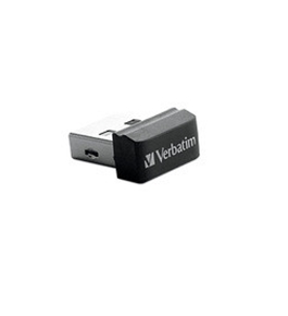 Verbatim 4GB Store 'n' Stay Nano USB Flash Drive - Black,Minimum Qty. 4 - 97462