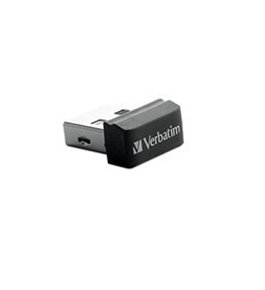 Verbatim 16GB Store 'n' Stay Nano USB Flash Drive - Black,Minimum Qty. 4 -97464