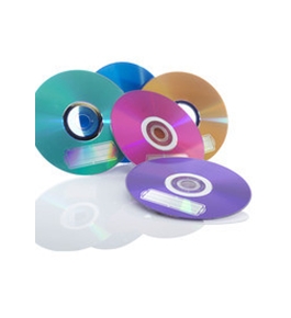 AZO DVD-R 4.7GB 16X Vibrant Colors - 10pk Blister, Assorted, Pack of 10, Minimum Qty. 6 - 97513