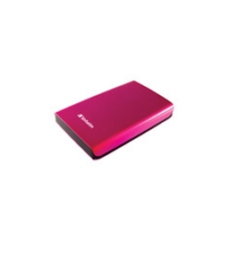 Verbatim 500GB Store 'n' Go Portable Hard Drive, USB 3.0 - Pink,Minimum Qty. 2 - 97656