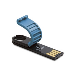 Verbatim 8GB Micro Plus USB Flash Drive - Caribbean Blue,Minimum Qty. 12 - 97759