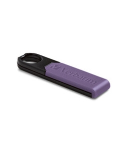 Verbatim 8GB Micro Plus USB Flash Drive - Violet,Minimum Qty. 12 - 97760