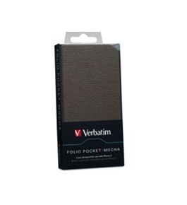 Verbatim Folio Pocket Case for iPhone 5 - Mocha Brown,Minimum Qty. 6 - 98088