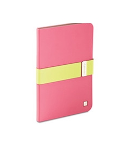 Verbatim Folio Signature Case for iPad mini (1,2,3) - Pink/Lime Green,Minimum Qty. 6 - 98418