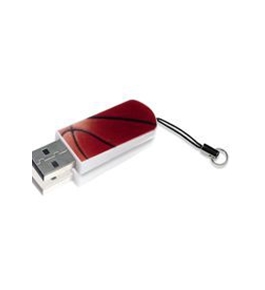 Verbatim 8GB Mini USB Flash Drive, Sports Edition - Basketball,Minimum Qty. 10 - 98507