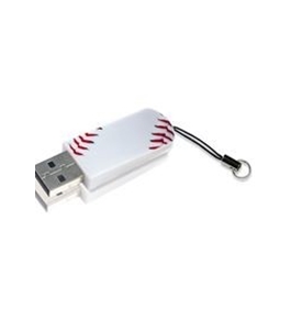 Verbatim 8GB Mini USB Flash Drive, Sports Edition - Baseball,Minimum Qty. 10 - 98508