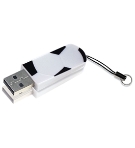 Verbatim 16GB Mini USB Flash Drive, Sports Edition - Soccer, Minimum Qty. 10 - 98681