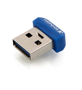 Verbatim 16GB Store 'n' Stay Nano USB 3.0 Flash Drive - Blue,Minimum Qty. 4 - 98709
