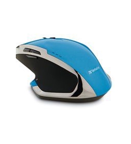 Verbatim Wireless Desktop 8-Button Deluxe Blue LED Mouse ? Blue,Minimum Qty. 4 - 99019