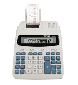 VCT12282 - Victor 1228-2 Two-Color Roller Printing Calculator by Victor