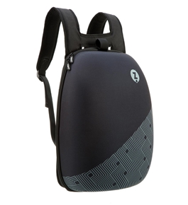 Shell Backpack, Black with black pattern