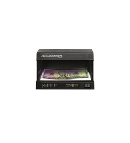 AccuBanker D63 Compact Counterfeit Detector with UV Ultraviolet and Watermark Detection