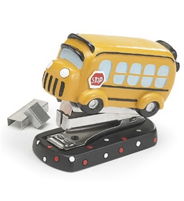 Adorable Mini School Bus Stapler 2000 Staples Included Great Gift for Teachers and Students