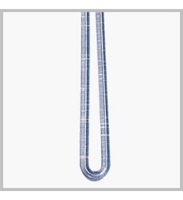 Akiles 6'' Clear Plastic Luggage Loops (100 Pcs) - CL403F