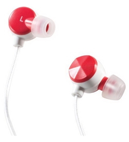 Altec Lansing Bliss Earphones for iPhone - MZX236 Red/White