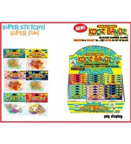 Amazing Kooz Bandz 72 Piece Assortment (Compare to Silly Bandz, Zany Bands, Goofy Bands, Buddy Bands, Disney Bands, and Stretchy Shapes) Check out all our different shapes