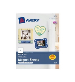 Avery Magnet Sheets, 8.5 x 11 Inches, White, 5 Pack (03270)