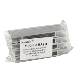 Kantek BA-311 Aluminum Stackers for Letter Trays