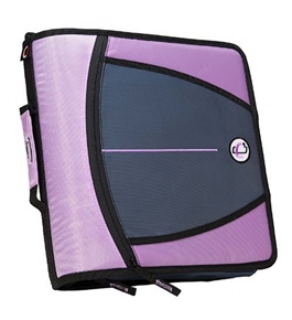 Back To Scool Hard To Find Assortment of Case-it Binders (The Mighty Zip Tab - Lilac)