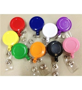 Badge Reels Id Holder 9 Pieces - 1 of Each Color