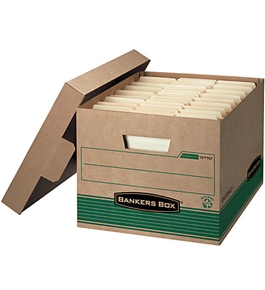 Bankers Box Earth Series Stor/File Recycled Kraft Storage Box