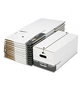 Bankers Box Presto Maximum Strength Storage Box, Lgl 24", 15" x 24" x 10", WE, 12/Carton