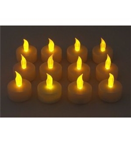 Battery operated Tealight Candles Flameless Set of 12pcs