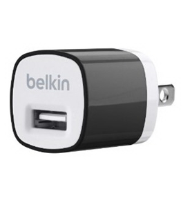 Belkin MiXiT Home and Travel Wall Charger with USB Port - 1 AMP / 5 Watt (Black)