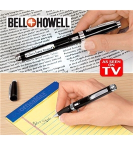 Bell & Howell Knighthawk Light Pen With Lighted LED Magnifier