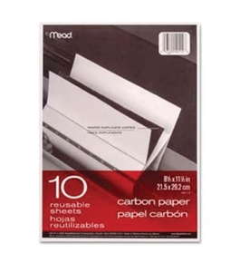 Black Carbon Mill Finish Paper, 8-1/2 x 11-1/2, 10 Sheets