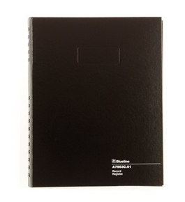 Blueline AccountPro Record Book, Black, 10.25 x 7.69 Inches, 300 Pages (A7963C.01)