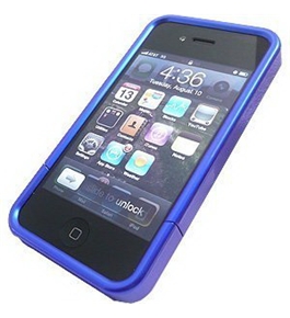 Body Glove Vibe Hard Shell Cover for iPhone 4, Blue [Wireless Phone Accessory]
