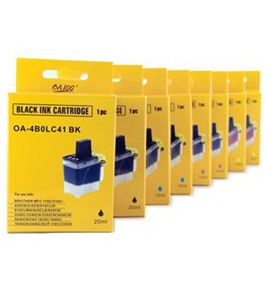 Brother Compatible LC41 8-Pack (2B/2C/2M/2Y) Ink Cartridge Value Pack - Brother MFC 210C,420cn,620cn,3240c,3340cn,5440cn,5840cn,1840c,2440c,1940cn