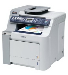 Brother refurbished color laser fax, copier, printer, scanner with network MFC9120CNRF