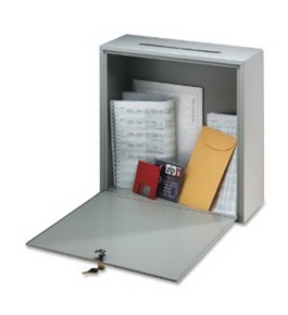 Buddy Products Inter-Office Mailbox, Steel, Small, 3 x 10 x 12 Inches, Platinum (5625-32)