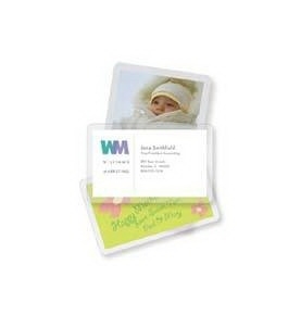 Business Card Size Laminating Pouches 2 1/4 x 3 3/4, 10 Mil, 100/Pack (FEL52058)