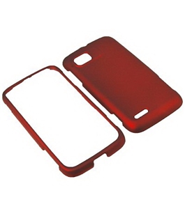 BW Hard Shield Shell Cover Snap On Case for AT&T Motorola Atrix 2 MB865 -Red