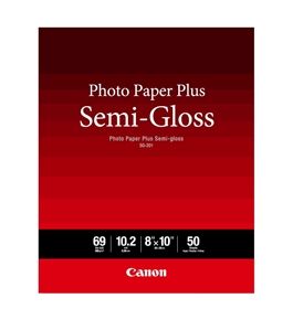 Canon Photo Paper Plus Semi-Gloss 8" x 10" (50 Sheets) (SG-201 8X10)