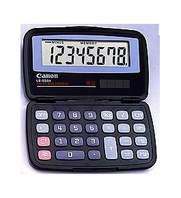 Canon LS555H Folding Dual Powered Handheld Calculator