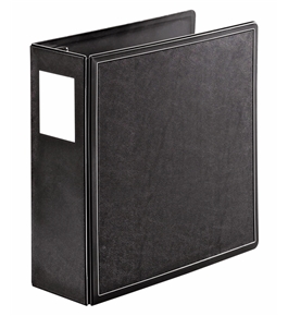 Cardinal by TOPS Products SuperLife EasyOpen Locking Slant-D Ring Binder, 4 Inch Capacity, Black (14042CB)