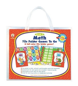 Carson-Dellosa 140027 File Folder Games-To-Go, Mat, Third Grade