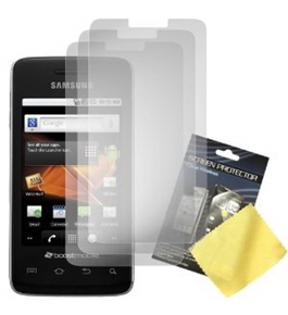 Cbus Wireless 3x Sets LCD Screen Guards / Protectors for Samsung Galaxy Prevail / Precedent / M820