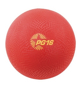 Champion Sports Playground Ball (Red, 13-Inch)