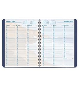 Day-Timer Coastlines Weekly Appointment Wire-Bound Planner, Blue, Folio Size, 8 x 11.875 Inches Pages, January 2013 Start (D32287130101A)