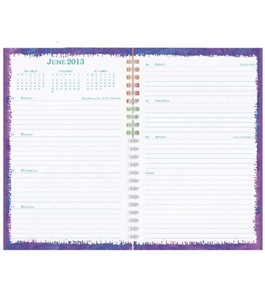 Day-Timer Flavia Weekly and Monthly Wire-Bound Personal Organizer, 5.5 x 8.5 Inches, January 2013 Start (D09420-1301)